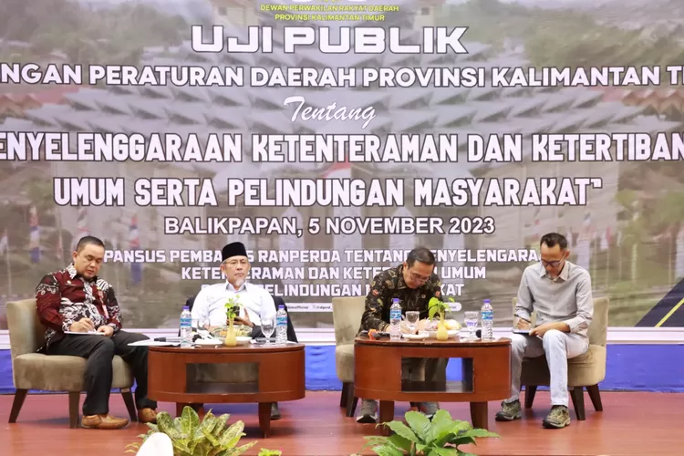 Ranperda Tentang Penyelenggaraan Trantibumlinmas Diumumkan di Uji Publik oleh DPRD Kaltim