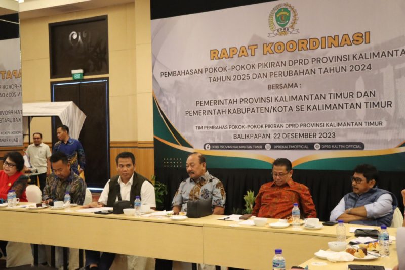 Rusman Ya’qub: Rapat Koordinasi Penting untuk Menyesuaikan Pokok-Pokok Pikiran DPRD Kaltim Tahun 2025 dan Perubahan Tahun 2024