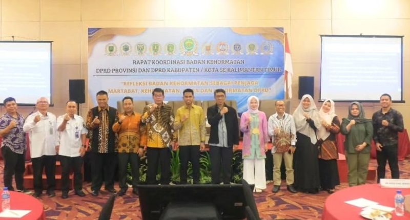 Rapat Koordinasi Badan Kehormatan DPRD Se Kaltim di Hotel Paltinum, Balikpapan