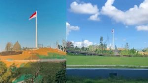 Tiang Bendera Setinggi 79 Meter di IKN Jelang HUT ke-79 Kemerdekaan RI