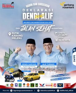 Deklarasi Dendi-Alif: Siap Membangun Kukar 2024-2029 dengan Program Inovatif