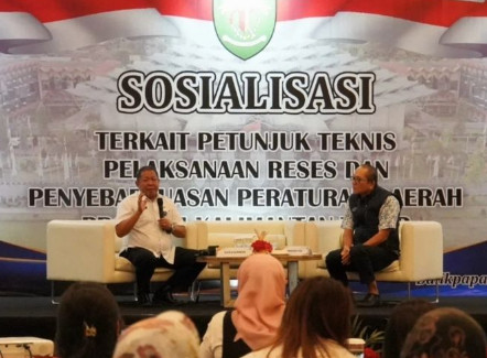 Sosialisasi Petunjuk Teknis Pelaksanaan Reses dan Penyebarluasan Peraturan Daerah di Kaltim