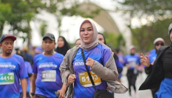 Sekretariat DPRD Kaltim Meriahkan Mahakam Korpri Run 2024