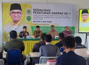 Fadly Imawan Sosialisasikan Perda Pencegahan Narkoba di Tanah Grogot