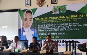 Sulasih Ajak Masyarakat Muara Wahau Bersama-Sama Memerangi Narkoba Melalui Sosialisasi Perda Kaltim